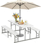 VINGLI Folding Picnic Table and Bench Set by VINGLI