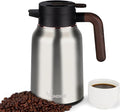 Vondior Coffee Carafe 35oz/1.0L - 24Hours Coffee Thermos- Insulated 304 Stainless Steel Hot Beverage Dispenser - Thermal Coffee Carafes For Keeping Hot/Cold Coffee, Drink Dispenser for Parties
