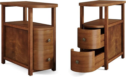 LITTLE TREE Solid Wood End Table Set 2 - Image 9
