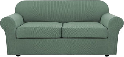H.VERSAILTEX 3 Piece Stretch Sofa Covers by HVERSAILTEX