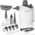 Handheld Steam Cleaner, Steam Cleaner with 16 PCS Accessory & Safety Lock, 500ML Large Capacity Natural Surface Steam for Cleaning, Multipurpose Steamer for Home, Car, Bathroom, Grease (White)