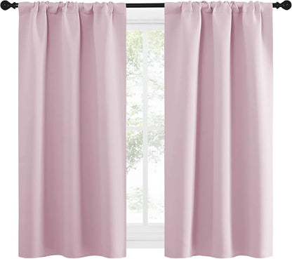 NICETOWN Kitchen Curtains, Privacy & Light Block Out Window Curtains & Drapes - Image 2