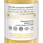 Bakell - Gold Tinker Dust (4g, 1x Mini Spray Pump) Edible Glitter for Food, Desserts, and Beverages!