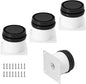 Set of 4 Stainless Steel Furniture Legs 2 Inch, Adjustable Round Cabinet Legs by Kyuionty