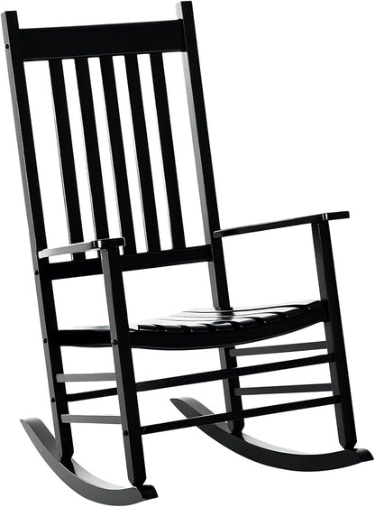 Outsunny Outdoor Rocking Chair, Patio Wooden Rocking Chair by Outsunny