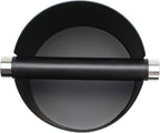 Espresso Knock Box, Stainless Steel Coffee Grounds Knock Box, With Removable Knock Bar and Non-Slip Rubber Base (Black)