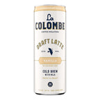 La Colombe Coffee, Vanilla Draft Latte, 11 fl oz Cans (Pack of 12), Coffeehouse Quality Cold Brew, Specialty Grade Coffee Beans, Ready-to-Drink On-the-Go