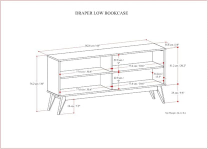 SIMPLIHOME Draper Bookcase - Image 3