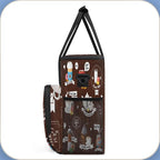Coffee Culture Maker Carring Bag Cafe Travel Carrying Storage Tote Compatible with Keurig K-Mini or Plus Portable Single Serve Brewer Case Pockets for K-cup Pods