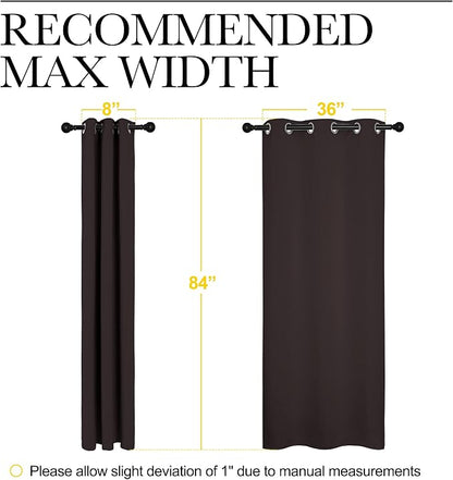 NICETOWN Energy Smart Thermal Insulated Solid Grommet Blackout Curtains/Drapes - Image 4