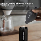 MHW-3BOMBER Coffee Grinder Air Blower and Espresso Cleaning Brush Set, Slim Kitchen Brush, PVC Air Duster and Aluminum Alloy Brush Kit for Grinder, Lens, Keyboard, Coffee Powder Cleaning Tool CS7089