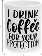 11 OZ Novelty Coffee Mugs - Christmas Gift (Drink Coffee)