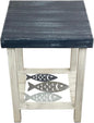 Furniture Barn USA Cottage, and Weathered Navy Square End Table by FurnitureBarnUSA
