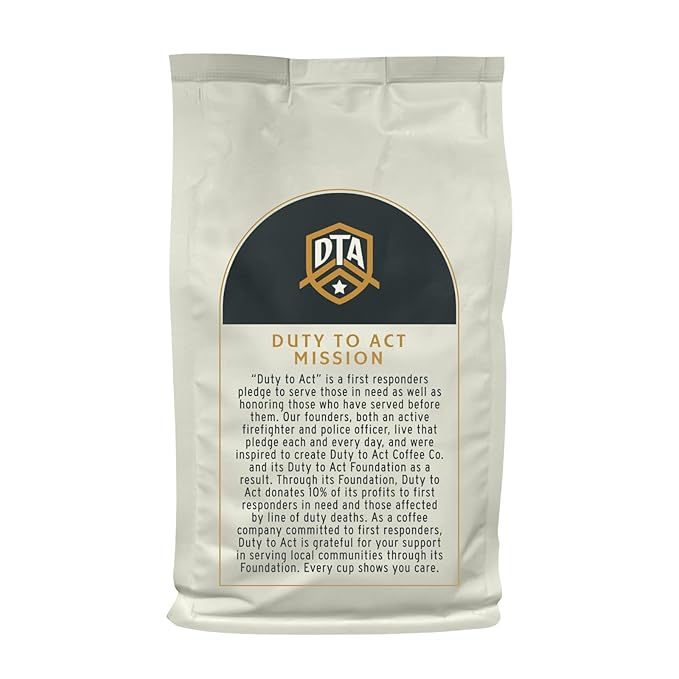 Duty to Act Dark Roast Ground Coffee, 2 lbs (Pack of 3)