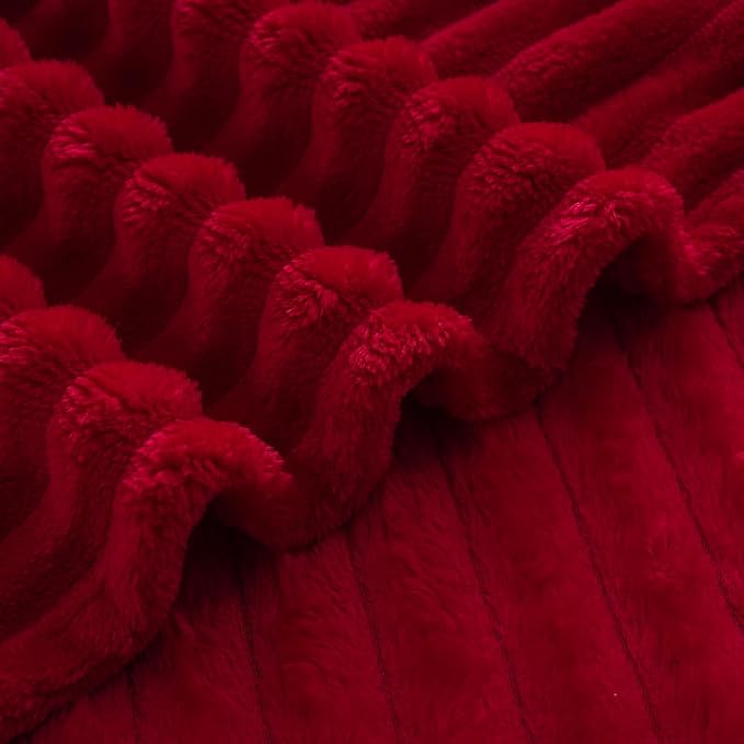 Red Fleece Throw Blanket 50”×70” - Image 5