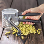 Crank Can Openers Manual,Heavy Duty Commercial Can Opener with Rubber-coated Long Handles