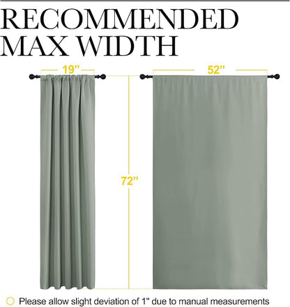 NICETOWN Window Curtains Blackout Drapes - Image 7