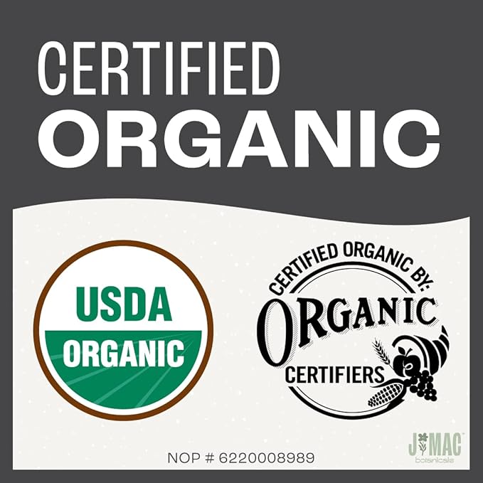 J Mac Botanicals, Organic Chamomile Flowers (1 pound), Certified USDA Organic. Whole Dried Chamomile Flower, Loose Leaf Tea