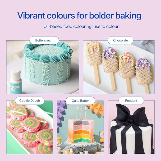 Colour Mill Oil-Based Food Coloring, 20 Milliliters Rose