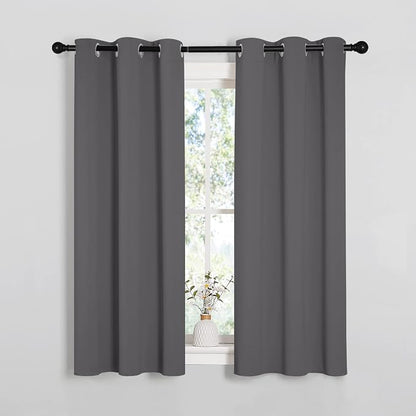 NICETOWN Bedroom Curtains Blackout Drapery Panels, Three Pass Microfiber - Image 2
