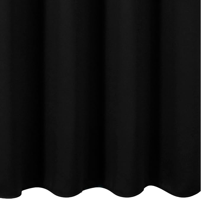 Blackout Curtains 66 x 84 inch/Black Curtains Set of 2 Panels/Thermal Insulated - Image 9