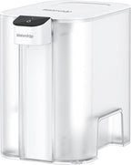 Waterdrop Large 27-Cup Mega Electric Water Filter Dispenser, 200-Gallon Rechargeable Instant System, NSF/ANSI 42&53&401&372, Reduce PFAS, Lead, Chlorine, with 1 Filter, White, Does not Lower TDS