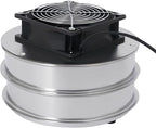 3.8L/3.45QT Coffee Roaster, Stainless Steel Coffee Bean Roaster with Cooler, 6 & 40 Mesh Sieves, Speed Controller, Thermometer, Drum Type Nuts Baker for Home and Commercial Use