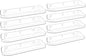 SpaceWhisper Floating Shelves for Wall, Living Room, Display Hanging Shelf by Unknown