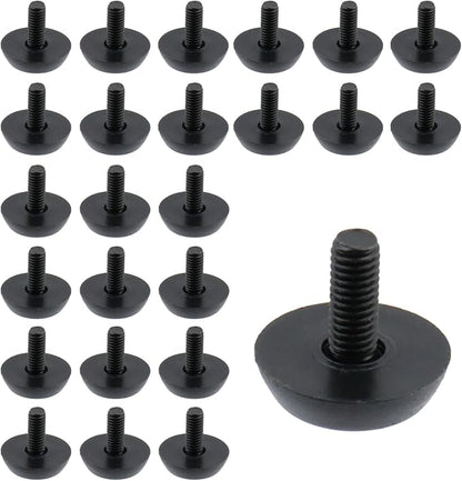 Antrader 24 Pack M6×15mm Furniture Lvelers, Table Leg Levelers, Levelling Foot by Antrader