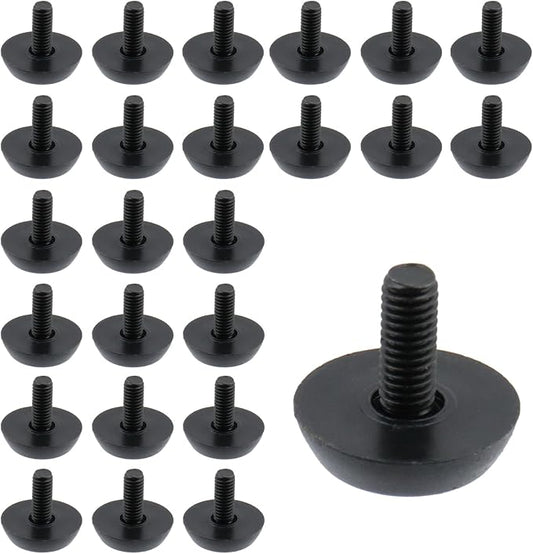 Antrader 24 Pack M6×15mm Furniture Lvelers, Table Leg Levelers, Levelling Foot by Antrader