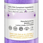 Bakell - Pollipop Purple Tinker Dust (4g, 1x Mini Spray Pump) Edible Glitter for Food, Desserts, and Beverages!