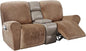 H.VERSAILTEX Velvet Stretch Recliner Couch Covers 6-Pieces Recliner Loveseat by HVERSAILTEX