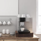 Suzile Coffee Pods Storage Holder Cabinet Vintage Countertop Storage Drawers Wooden Cup Organizer Under Brewe for Home Office Accessories(2 Drawer)