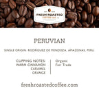 Fresh Roasted Coffee, Organic Peru | Mold & Myco 3rd Party Tested, USDA Organic, Kosher | Med Roast 72 Pods for K Cup Brewers