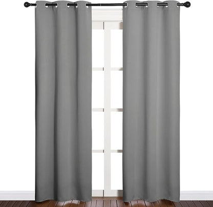 NICETOWN Bedroom Curtains Blackout Drapery Panels, Three Pass Microfiber - Image 2