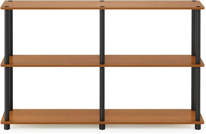 Furinno TURN-N-TUBE Storage Shelves, 3-Tier 47.4 Wide Book Shelf, Corner Shelf - Image 7