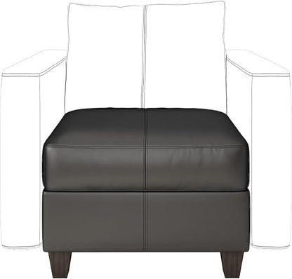 EASE MOOSE Faux Leather Square Ottoman Module - Image 3