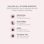 Pop & Bottle Organic Cold Brew Coffee Concentrate - Iced Coffee Concentrate Liquid for At Home, Dairy Free, Makes Up to 16 Cups - Vanilla & Caramel, 8 fl oz (Mixed 2 Pack)