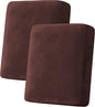 H.VERSAILTEX Velvet Stretch Couch Cushion Cover Plush Cushion Slipcover by HVERSAILTEX