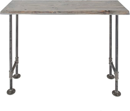 Restore by Pipe DÉCOR Live Edge Wood Console Table 48 in. x 16 in. x 34 in. by PipeD%C3%A9cor