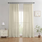 Joydeco Linen Curtains 72 Inch Length 2 Panels Set, Light Filtering Curtains by JOYDECO