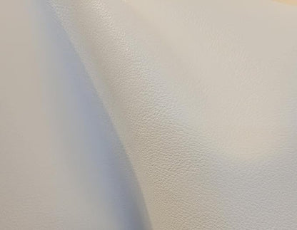 NAT Leathers | White Soft Faux Vegan Leather PU | 1 Yard Cut by The Yard | by NATLeathers