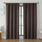 Simplebrand Ava Chocolate Blackout Curtains by Simplebrand