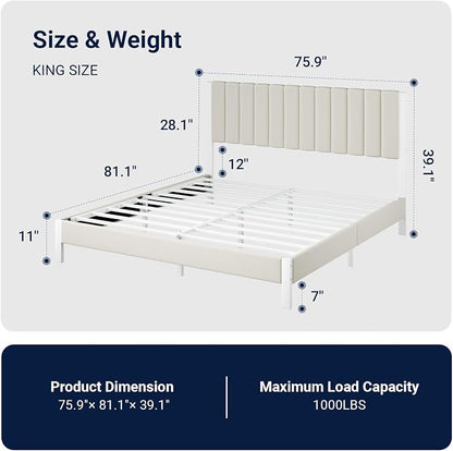 Avenco King Size Bed Frame - Image 2