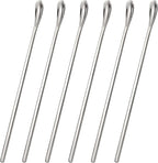 Stainless Steel Cocktail Stir Sticks with Long Handle of 6 Pieces for Coffee & Tea Drinks