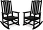 THOEOE Oversized Rocking Chair Set of 2, Outdoor Rocking Chair by THOEOE
