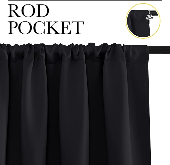 NICETOWN Black Out Curtain Panels - Image 2