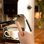 Artibetter Coffee Machine Cleaning Brush - Multi-Functional Wood and Bristle Brush for Thorough Espresso Grinder Maintenance