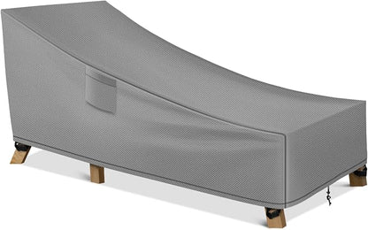 WLEAFJ Patio Chaise Lounge Cover Waterproof, Heavy Duty Outdoor Lounge Chair by WLEAFJ