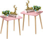 FORAOFUR Side Table Set of 2, Modern Side Table Accent Tables by FORAOFUR